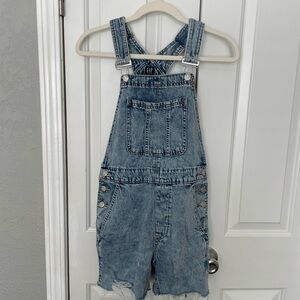 Gap Denim Jean Overall Shorts NWOT - Women’s Extra Small XS